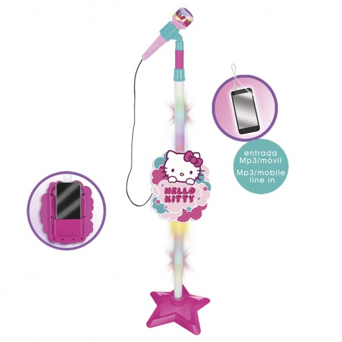 HELLO KITTY 1515 REIG MICROPHONE WITH...