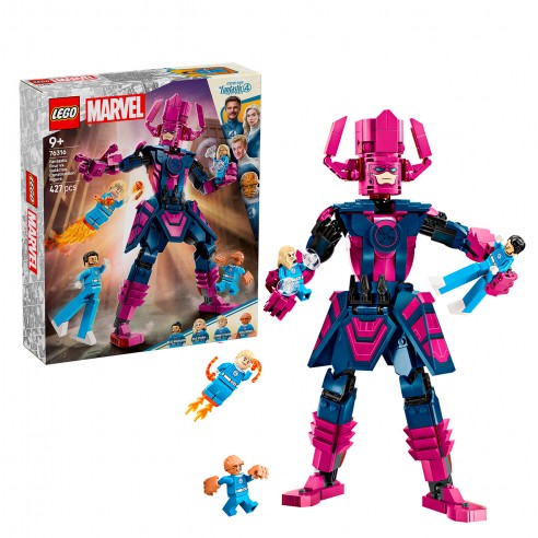 CUATRO FANTÁSTICOS VS FIGURA GALACTUS...