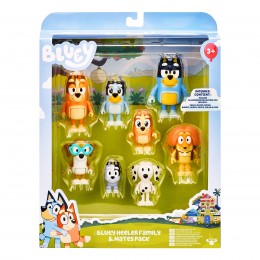 PACK 8 FIGURES BLUEY 17199...