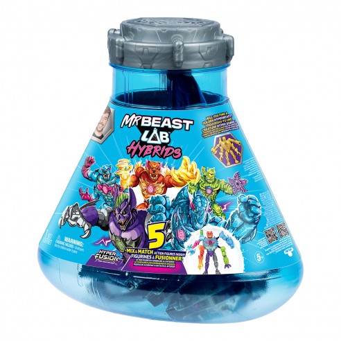 PACK 5 FIGURAS HYBRID MR.BEAST 24910...