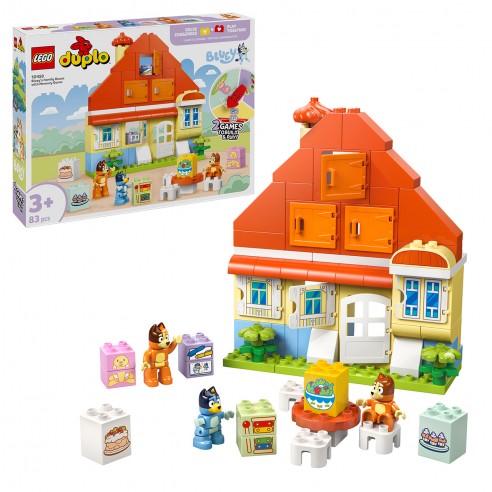 BLUEY´S FAMILY HOME WITH MEMORY GAME...