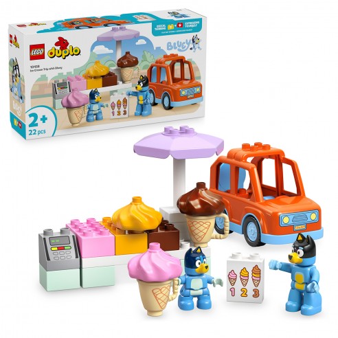 TRIP TO THE ICE CREAM SHOP WITH BLUEY...