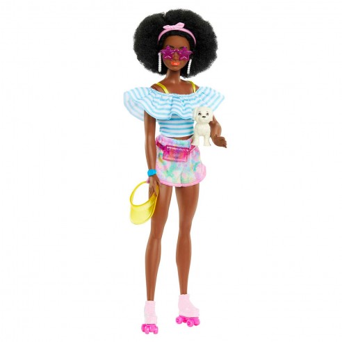 BARBIE DAY AND PLAY DOLL WITH ROLLER...
