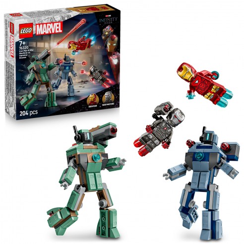 IRON MAN AND WAR MACHINE VS. HAMMER...