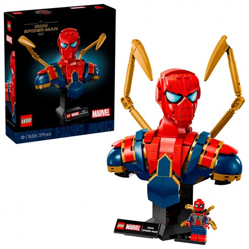 BUSTO DE IRON SPIDER-MAN 76326 LEGO...