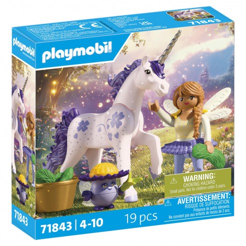 UNICORNIO LUCKY LAVENDER CON HADA...