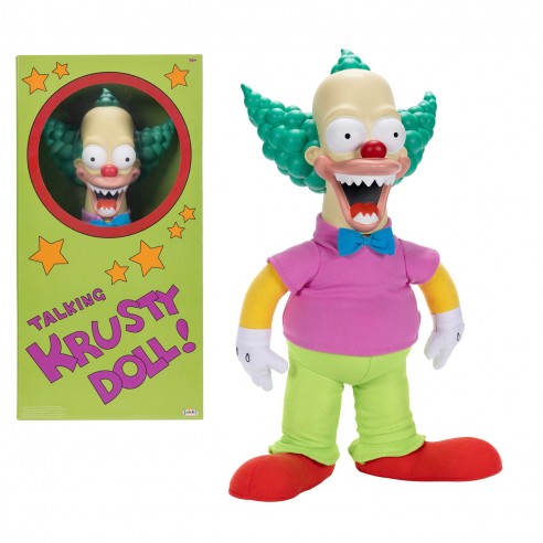 KRUSTY STUFFED ANIMAL WITH FUNCTIONS...