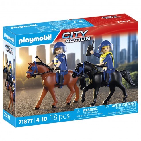 PLAYMOBIL 71877 HORSEBACK POLICE...
