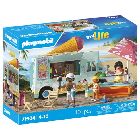 PLAYMOBIL 71904 ICE CREAM TRUCK WITH...