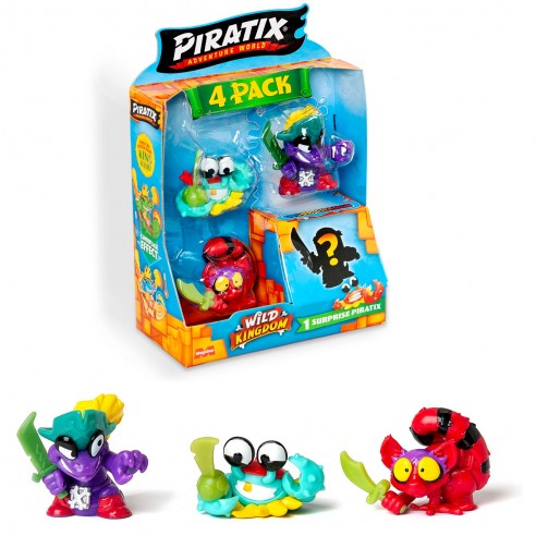 PIRATIX WILD KINGDOM FOUR PACK...