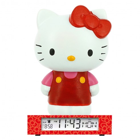 HELLO KITTY 3D ALARM CLOCK+DATE LAMP...