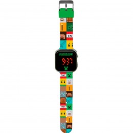RELOJ LED MINECRAFT MIN4272...
