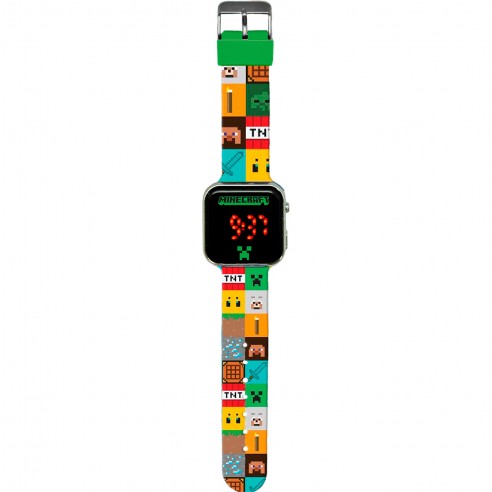 RELOJ LED MINECRAFT MIN4272 KIDS...
