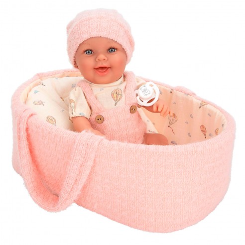 ELEGANCE DOLL 33 CM GADI PINK BASKET...