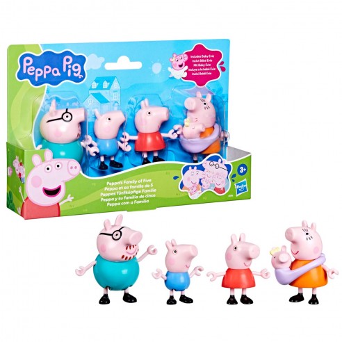 PEPPA PIG PEPPA AND HER FAMILY 5 PACK...