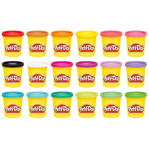 PLAY-DOH PACK DE 18 BOTES G0522 HASBRO