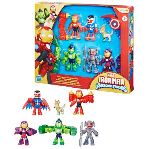 PACK VENGADORES IRON MAN Y HIS...
