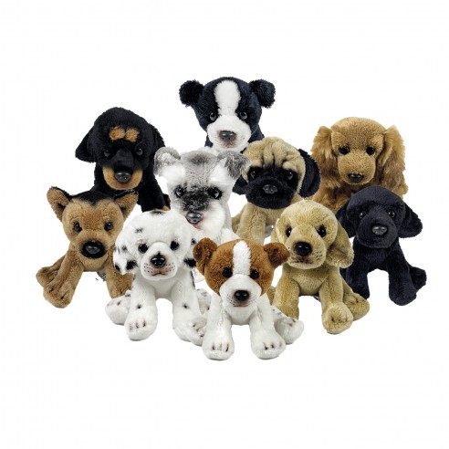 PELUCHE PERRO SURTIDO 12CM EN...