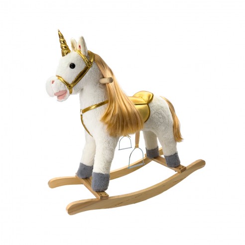 UNICORN SEESAW WITH METAL FOOTREST...