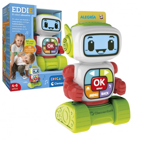 ROBOT EDUCATIVO EDDIE 55617 CLEMENTONI