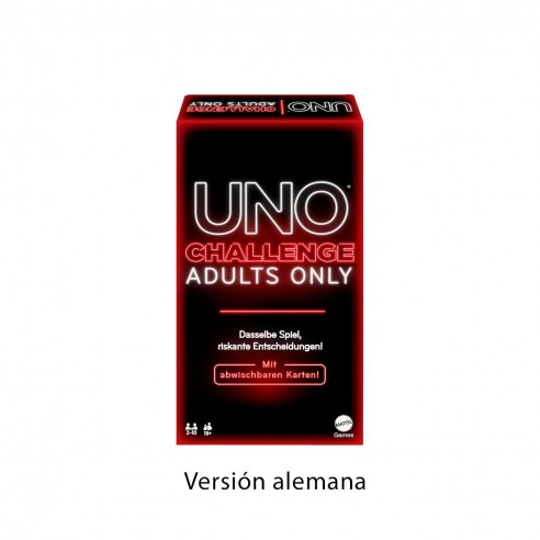 UNO CHALLENGE ADULTS ONLY EN ALEMÁN...