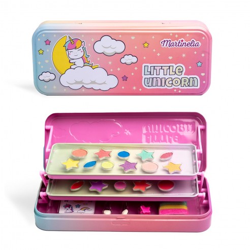 MAKE-UP CASE 3 LEVELS LITTLE UNICORN...