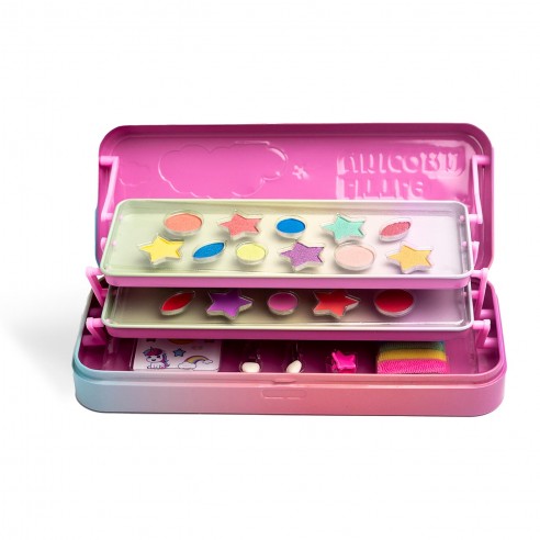 MAKE-UP CASE 3 LEVELS LITTLE UNICORN... MAKE-UP CASE 3 LEVELS LITTLE UNICORN...