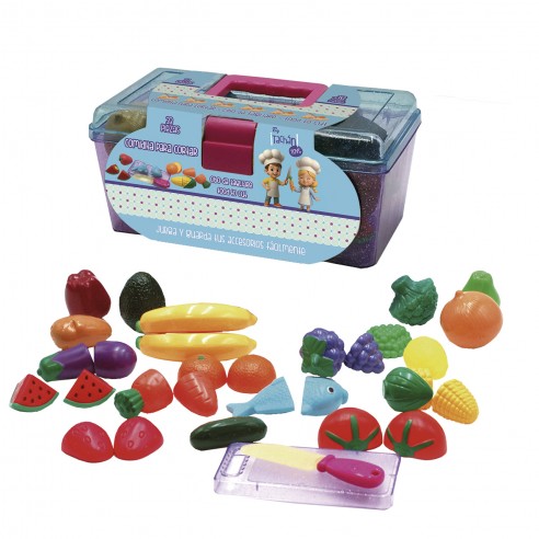 MALETIN CON ALIMENTOS PARA CORTAR CON...
