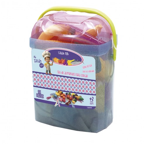 FOOD CUTTING SET 55 PIECES TRANSPOR...