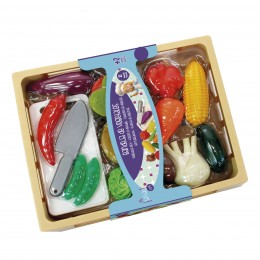 WOOD-LOOK VEGETABLE TRAY...
