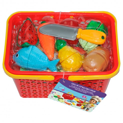 CESTA CON COMIDAS PARA CORTAR T00984...