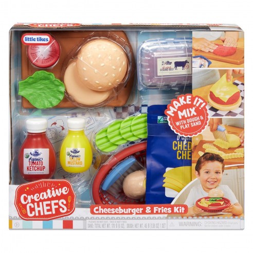 CREATIVE CHEFS KIT CHEESEBURGER AND...