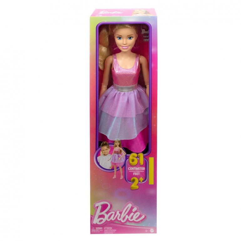 BARBIE DOLL 71 CM PINK DRESS HJY02... BARBIE DOLL 71 CM PINK DRESS HJY02...