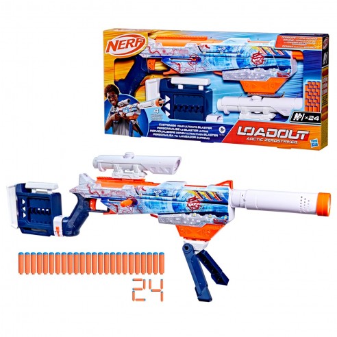 NERF LOAD OUT ARTIC ZEROSTRIKER G1763...
