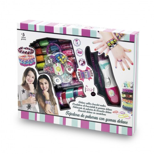 TEJEDORA DE PULSERAS DE GOMA DELUXE -...