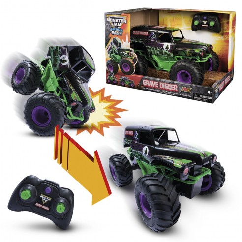 MONSTER JAM RC SMASH AND BASH GRAVE... MONSTER JAM RC SMASH AND BASH GRAVE...