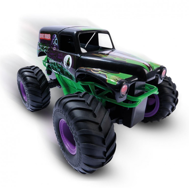 MONSTER JAM RC SMASH AND BASH GRAVE... MONSTER JAM RC SMASH AND BASH GRAVE...