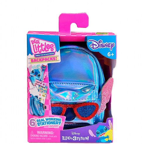 MOCHILA REAL LITTLES DISNEY STITCH...