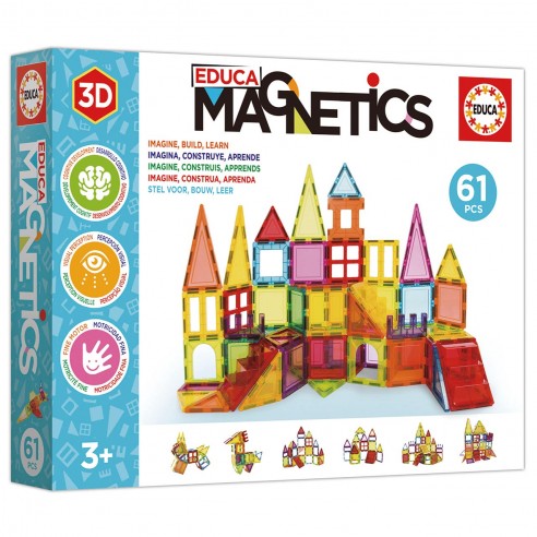 EDUCA MAGNETICS 61 PIEZAS 20024 EDUCA