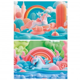 PUZZLES 2X48 UNICORNIOS... 2