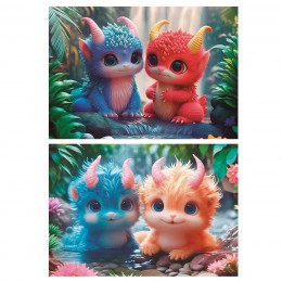 PUZZLES 2X100 ADORABLE... 2