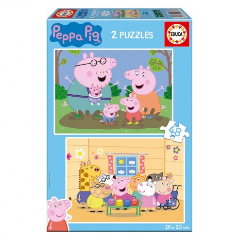 2X48 PEPPA PIG PUZZLE 20327 EDUCA