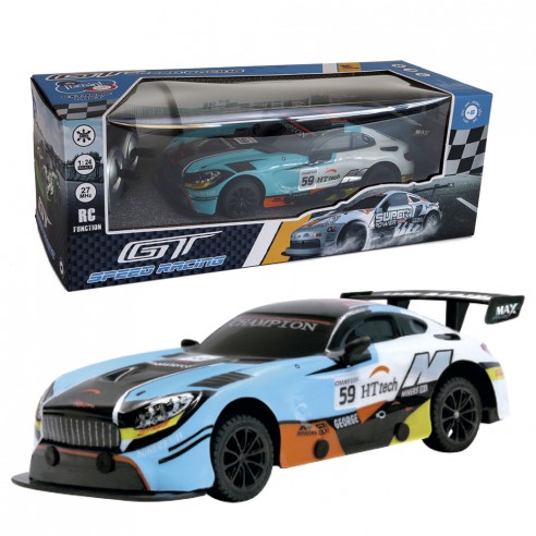VEHICLE GT-SPEED RACING BLUE 1:24 R/C...