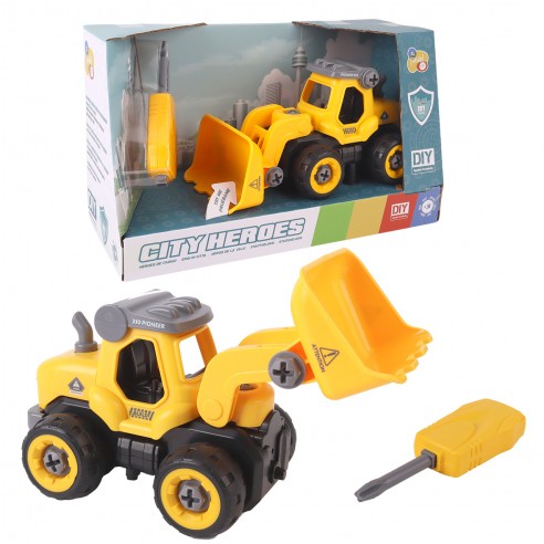 DIY BULLDOZER CONSTRUCCION 27 PZAS...