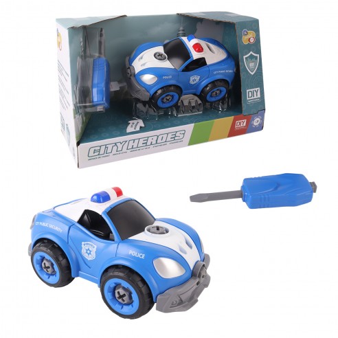 DIY POLICE CAR CONSTRUCTION SET, 21...