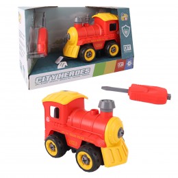 DIY TRAIN SET, 28 PIECES,...