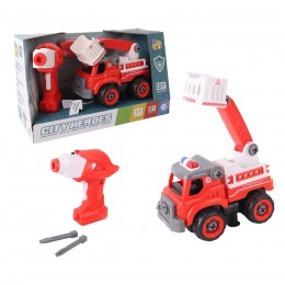 RC Fire Truck Building Set,...