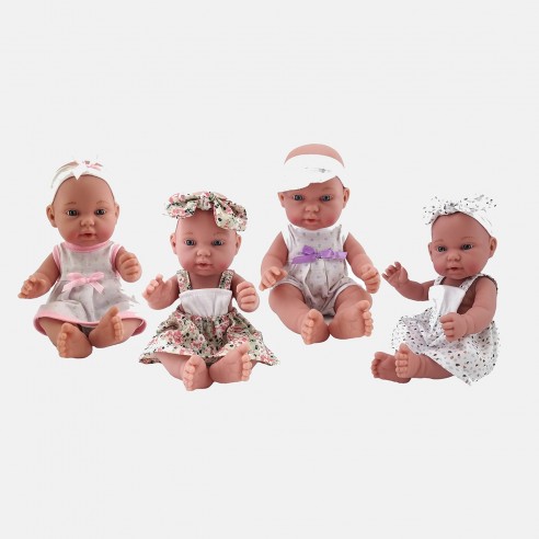 26 CM BABY DOLL ON DISPLAY STAND,...