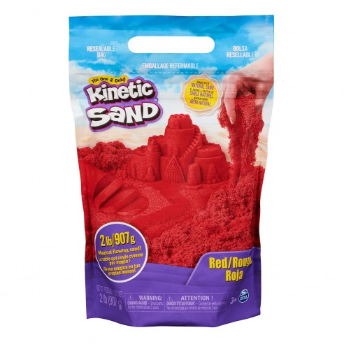 KINETIC SAND BAG RED SAND NEON...