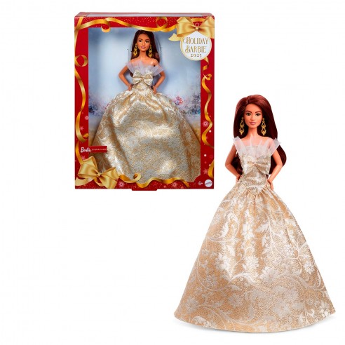 BARBIE HOLIDAY BRUNETTE DOLL JBH97...